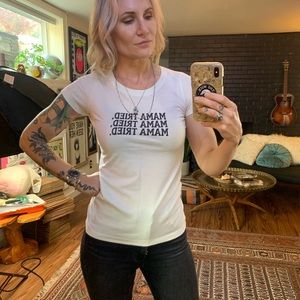 Mama Tried tiny fit T-shirt by The Bee & The Fox